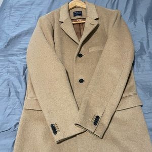 Abercrombie & Fitch Mens Wool Coat
